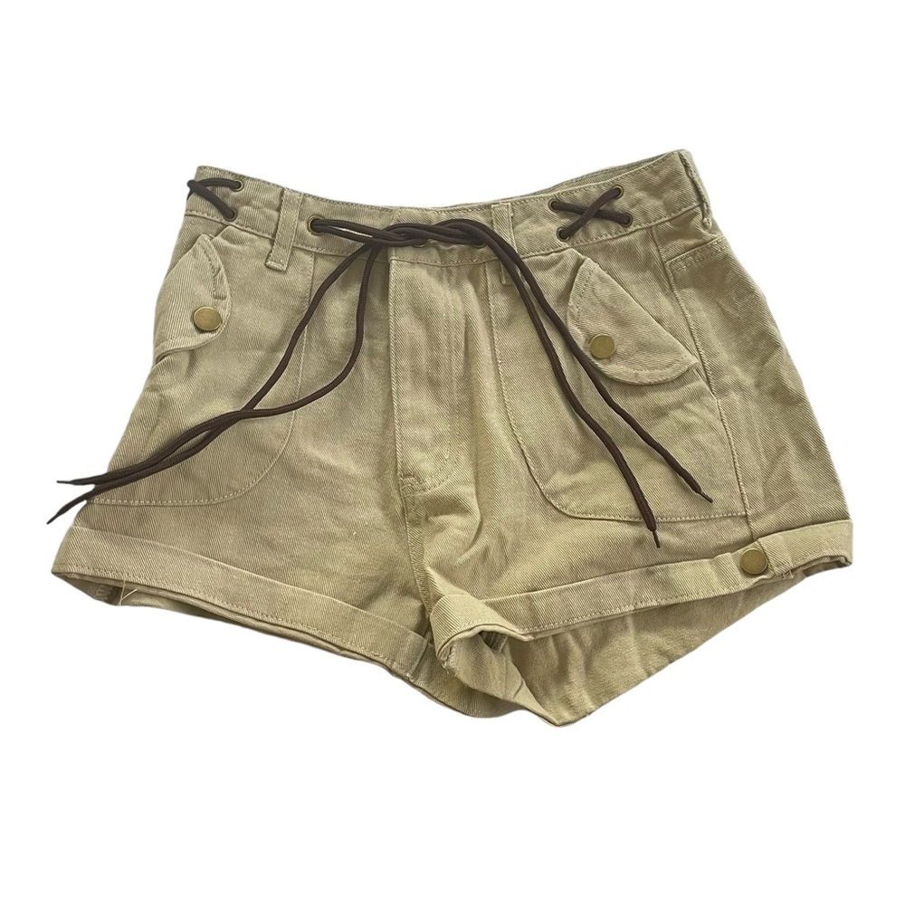 Khaki High Waisted Shorts Women’s Size Small